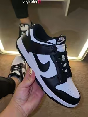 Nike Women's Dunk Low Retro White Black Panda, from StockX