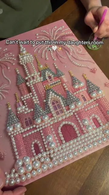 #diamondpainting #castle #princess #kids #painting 