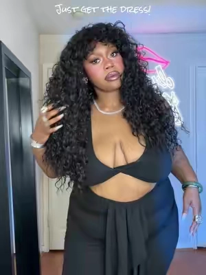 I got my freakum dress on 🖤 #plussize #plussizefashion #blackdress 