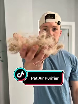 I didn’t actually think these were gonna work like they do 😳 #pethairremoval #allergies #airpurifier #petlovers #CleanTok 