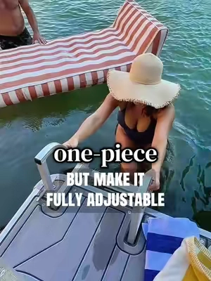 adjustable tie one peice swimsuit #swimsuit #onepiece #onepieceswimsuit #bathingsuit #vacationstyle 