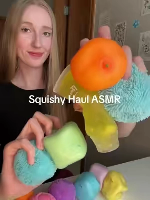 Squishy Haul ASMR #squishy #haul #fyp #asmr #tiktok 
