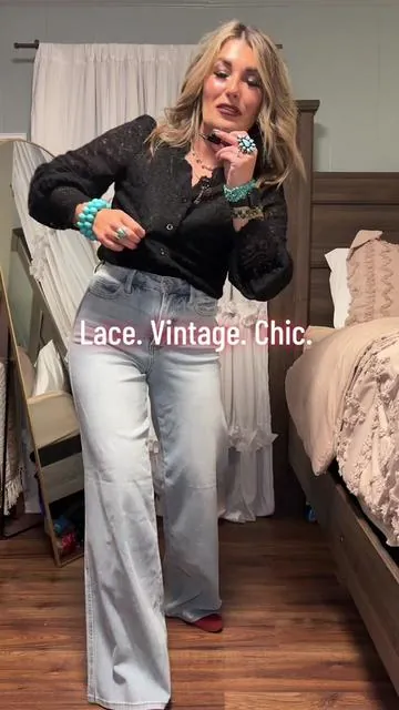 This lace blouse is STUNNING!! @Chicovar 
