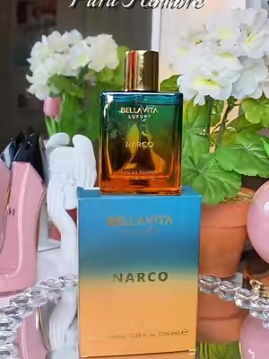 BellaVita Luxury’s Narco | Perfume for Men & Women | Bergamot, Jasmine and White Musk | EDP | Woody, Floral & Long-lasting Fragrance | 3.38 Fl.oz