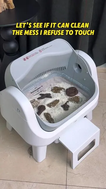 Automatic cleaning is one of those upgrades you actually feel.#litterbox #catlitterbox #catparent #catproducts #petpivot 