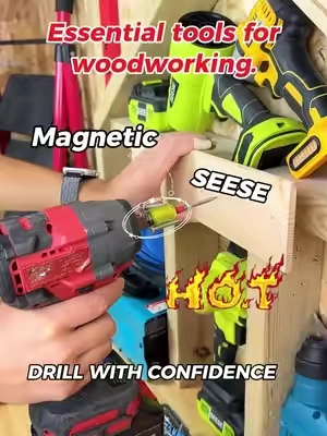Magnetic screw holder for screw bit#magnetictools#MagneticScrewdriverBits #DrillHacks #DIY #tiktokmademebuyit 