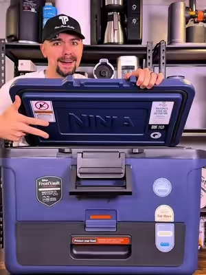 Can never have enough coolers for this price 😳 #ninjacooler #cooler #tailgating #camping 