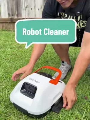 Let this cordless pool robot handle the cleaning while you enjoy the water. #SummerWins #RoboticPoolCleaner #PoolVacuum #AboveGroundPool #PoolCare 
