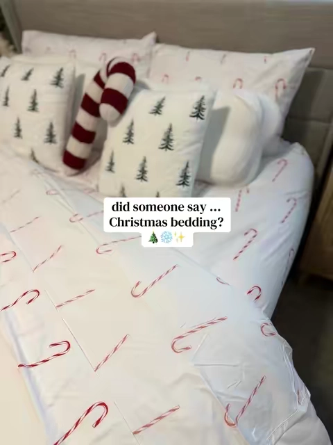 Snag this sheet set now before they are sold out!! The early bird gets the worm and unlike last year I will not be missing out!! #christmasbedding #sheetset #bedsheets 