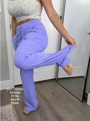comfy stretch scrub pants - they do have matching tops #scrubs #medicalprofessional #healthcareworker #nurse #dentalassistant for 