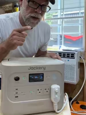 The Jackery Explorer 1000 v2 portable power station features a 1070Wh lithium iron phosphate battery, 1500W output power, and 1-hour fast charging (a 5-meter extension cable is included free of charge).    #generator #portablepower #powerstation #jackery #tiktokshopcreatorpicks @Jackery Direct 