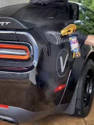 Watch Until The End 😱😳 Oddly Satisfying Car Detailing ASMR - Watch as the V+ Twisted Loop Drying Towel quickly absorbs water in a single swipe. The double layer, 1200 GSM microfiber quickly transports water up from the car's surface, for a faster, more efficient drying experience. - #asmr #cardetailing #asmrsounds #autodetailing #carwash 