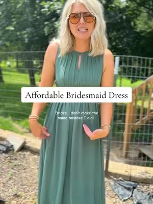 Where was this dress when I got married?! 👀😍 @Ever Pretty Store  #everpretty #bridesmaiddress #alinedress #weddingguestdress #formaldress 