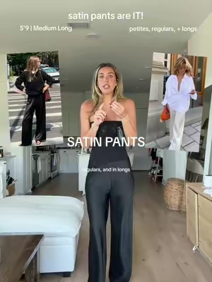 obsessed w satin pants rn 