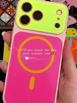The most fashionable phone case for summer😍💜💙🩷🧡💚🩵🤍❤️#phonecase #iphonecase #Summer #DealsForYouDays #dopamine 