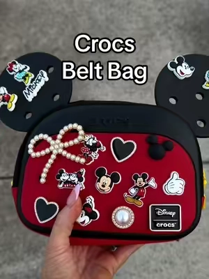 Crocs Mickey belt bag is back! #crocs #crocsbeltbag #crocsbag #crocsbeltbag #tiktokshopcreatorpicks @Crocs 