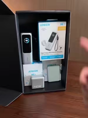 A full charging bundle for way less than buying each piece alone#anker #ankerpowerbank #fastcharging #powerbank #charging 