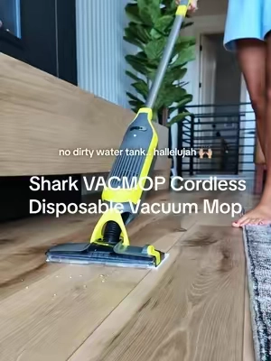 quickest, easiest way to vacuum and mop at the same time WITHOUT having to clean a whole machine after 🤯 #sharkvacmop #vacuummop #hardfloorcleaning #cleaninghack #cordlesscleaning @Shark Home 