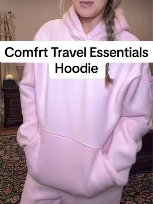 Comfrt travel essentials hoodie. So soft and comfortable you’ll never want to take it off #comfrt #travelessentials #hoodie #comfortable #butterysoft @Comfrt 