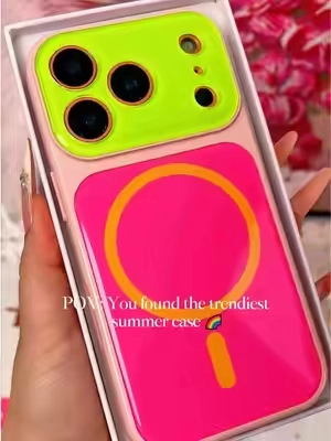 The most fashionable phone case for summer😍🩷❤️🧡💛💚🩵💙💜 #phonecase #iphonecase #Summer #DealsForYouDays #dopamine