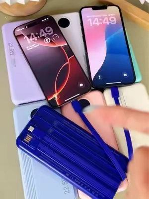 One charger for everything. compatible with both Android and Apple, and it charges very quickly. #summerwins #powerbank #charmast #dealsforyoudays 