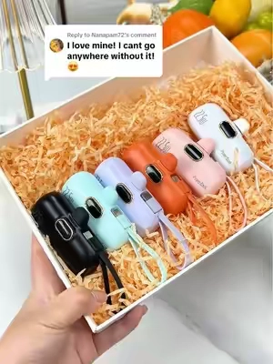 Replying to @Nanapam72 Never Worry About A Dead Phone Again With This Pocket-Sized Charger#DealsForYouDays #SummerWins #TikTokMadeMeBuyIt #PhoneAccessories #MustHaveGadgets 