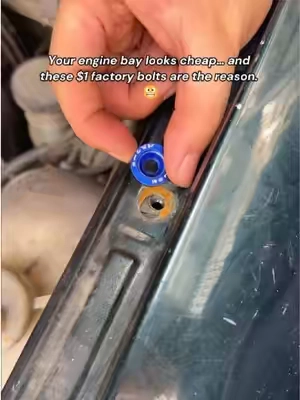 Turn a basic engine bay into a cleaner custom look with this easy bolt upgrade. Perfect for JDM builds, car enthusiasts, and DIY modifications.JDM bolts, engine bay dress up, car mods, fender washers, automotive accessories, car upgrade, DIY car#DealsForYouDays #SummerVibes #CarMods #EngineBay #JDM  