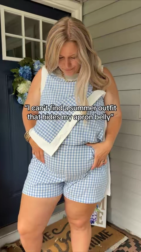 When I say I want an apron belly approved set ✨thissss✨ is what I mean okay?!! #SummerFashion #matchingset #apronbelly #outfitinspo 