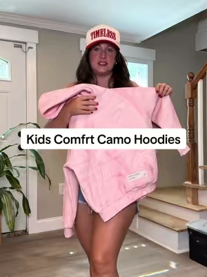 Kids Comfrt Camo Hoodies #comfrt #comfrthoodie #backtoschoolshopping #christmasinjuly 