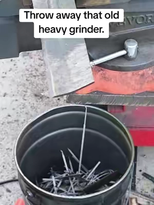 This is a light, yet powerful variable speed angle grinder. #grinder #DIY #welding #fabrication #mechanic 