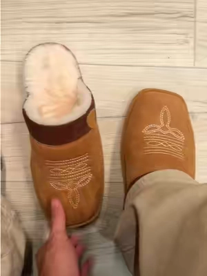 Cowboy Boot Slippers Western House Slippers Shoes Sloots  #tiktokshopcreatorpicks #sloots #slipperboots #houseshoes 