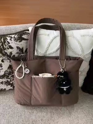 🤎🤩#totebag #workbag #officebag #backtoschoolhaul #collegebag 