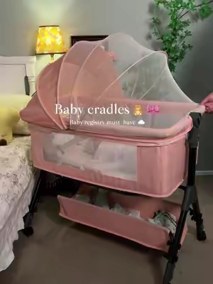 ✅ Grow-with-baby 3-in-1 crib: newborn to toddler ready ✅ Heavy-duty stable frame, multi-level height adjustment ✅ Breathable mesh walls + gentle rocking mode 🔥 Exclusive new mom discount + free shipping Click the link in bio for the best nursery investment! #stablesleep #babybassinet #bassinet #momlife #baby 