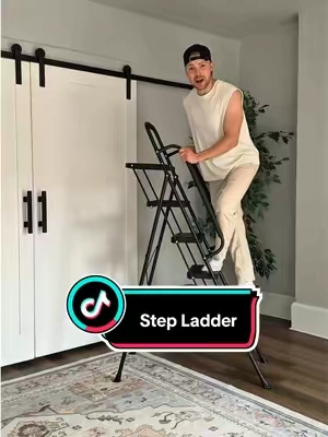 this changes everything 👷‍♂️ #stepladder #ladder #safety #homerenovation #chores 