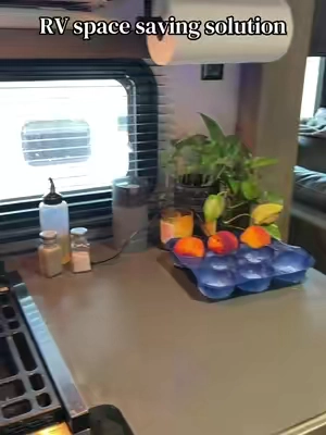 We are making the most of every bit of space we have over here in the RV.  And an undercabinet paper towel holder was an easy and effective way to utilize the wasted space under the cabinets.  Now the paper towels are still easily accessible but aren’t in the way of taking up counter space.  #rvlife #camperlife #rvliving #rvhacks #rvaccessories 