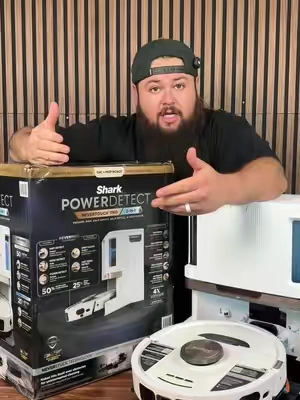 The Shark PowerDetect 2-in-1 NeverTouch Pro Robot Vacuum and Mop 🔥 Check link for current pricing #sharkpowerdetect #robotvacuum #nevertouchpro #tiktokshopcreatorpicks #vacuum 