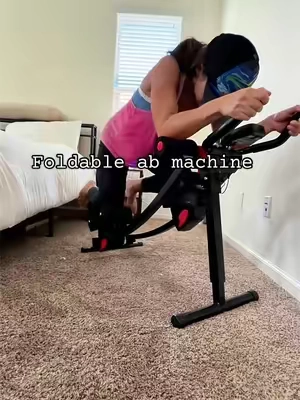 If you hate floor crunches, you need this. I used to avoid core workouts because I never enjoyed doing crunches on the floor, but this foldable ab machine has made a huge difference in my routine. The adjustable design lets me change the intensity, the padded knee support makes it much more comfortable, and the guided motion helps me keep everything controlled. I also love the LCD display that tracks my reps, time, and calories, so I can keep up with my workouts. It feels sturdy, folds flat when I’m done, and doesn’t take up much space, which is perfect for my home gym. It’s one of those pieces of equipment that makes it easier for me to stay consistent. @Bearbro Fitness Studio  #homegymequipment #abmachine #coreworkout #fitnessequipment #tiktokshopfinds 