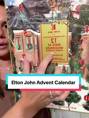 My house already smells like Christmas thanks to this Elton John candle calendar 🕯️ #christmascandles #Candles #christmasspirit 