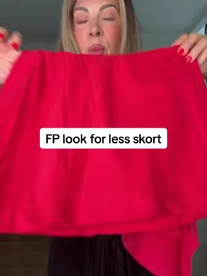 Comparison of the one I overpaid for and the TikTok shop version! 🍒 I have this skort in so many colors and it’s such a capsule wardrobe staple for me! #skortoutfit #miniskirtoutfit #fplookforless #cuteminiskirt #tanmingfashion 
