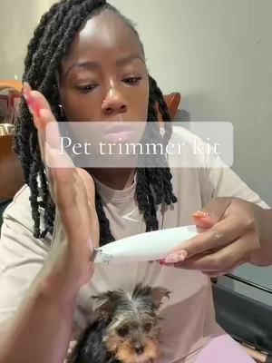 Keeping Starkeisha looking fresh between grooming appointments just got so much easier. 🐶✨ This rechargeable pet hair trimmer is perfect for safely trimming around paws, paw pads, face, eyes, ears, and other hard-to-reach areas. The quiet motor helps keep nervous pups more comfortable, while the built-in LED light makes it easier to see exactly where you’re trimming. If you have a small dog or puppy, this grooming tool is definitely one to keep on hand. #TikTokShopCreatorPicks #DogGrooming #PetGrooming #Yorkie #PetEssentials