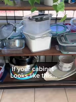 The peace having this space organized has brought me 😅 #locknlock #foodcontainers #qvcloyaltyprogram #ad #organizing 