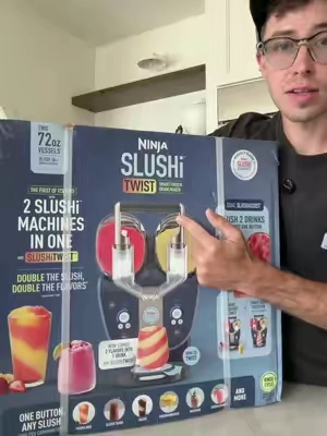 Ninja’s best slushi maker is finally back #ninjaslushitwist #ninjaslushi #slushymaker #ninjakitchen 