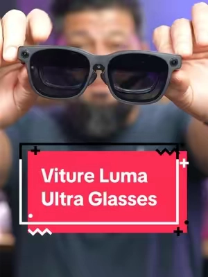 152-Inch Screen in Your Bag: Viture Luma Ultra Glasses #Viture #ARGlasses #PortableScreen #Tech #TravelTech 