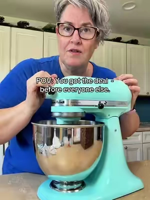 Sometimes the best holiday shopping happens before Black Friday. I wasn’t passing up this deal - especially with the bonus attachments included. ✨ #kitchenaid #holidaydeals #kitchenessentials #giftideasforher #homebaking @QVC, Inc 