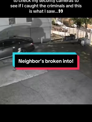 Neighbor’s house broken into! 🫢 #eufy #caughtoncamera #securitycamera #theft #neighbor 