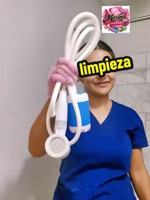 Portable Showers with USB Rech #portableshower #regaderaportatil #housecleaning #showerclean #cleanwithme 
