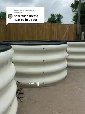 Replying to @optimusdoge This is my feedback from the Midwest! The reviews are also helpful from ppl all over!  ##metalplanters##raisedgarden##raisedgardenbed##gardeningforbeginners##gardentok