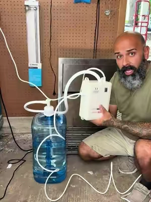 #waterdispenser #icemaker #garage 