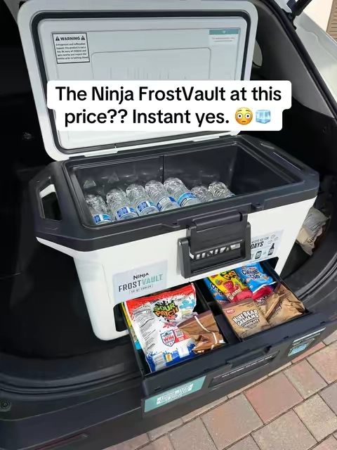#ninjafrostvault #ninjacooler #portablecooler #ninja #beachcooler 