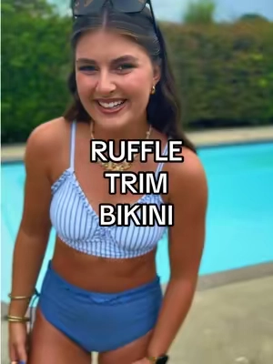 The ruffles are you kidding ahhhh🤩🤩🤩 #swimsuit #bathingsuit #bikini #modestswimwear #fullcoverageswimsuit 